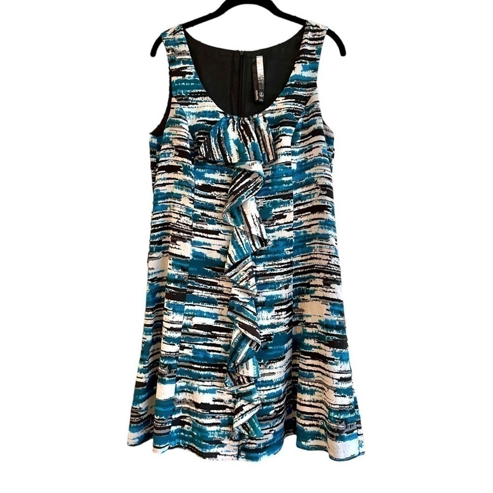 KENSIE, FIT & FLARE, SLEEVELESS DRESS. SIMPLE & FLATTERING STYLE. SIZE L